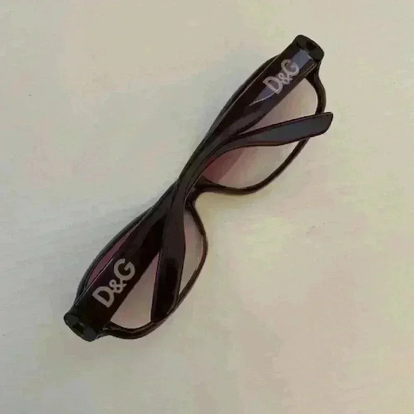 Vintage Y2K Women Faux Copy D&G Wrap Around Sunglasses - Picture 5 of 7